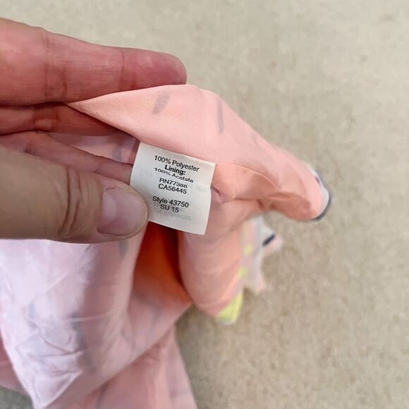 J. Crew Factory Art Deco Art to Wear Colorful Abstract Sleeveless Lined Dress - Picture 10 of 11